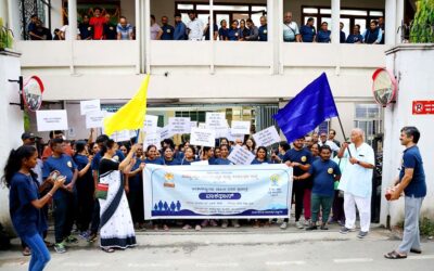 12th IDY Walkathon in Basavanagudi, Bengaluru
